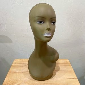 [31] Mannequin Head Plastic Display for Wigs Hats Sunglasses Jewelry